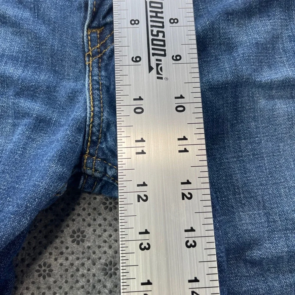 Levis 514 Straight Fit Mens Jeans Blue Medium Wash 36x30 Cotton Denim
